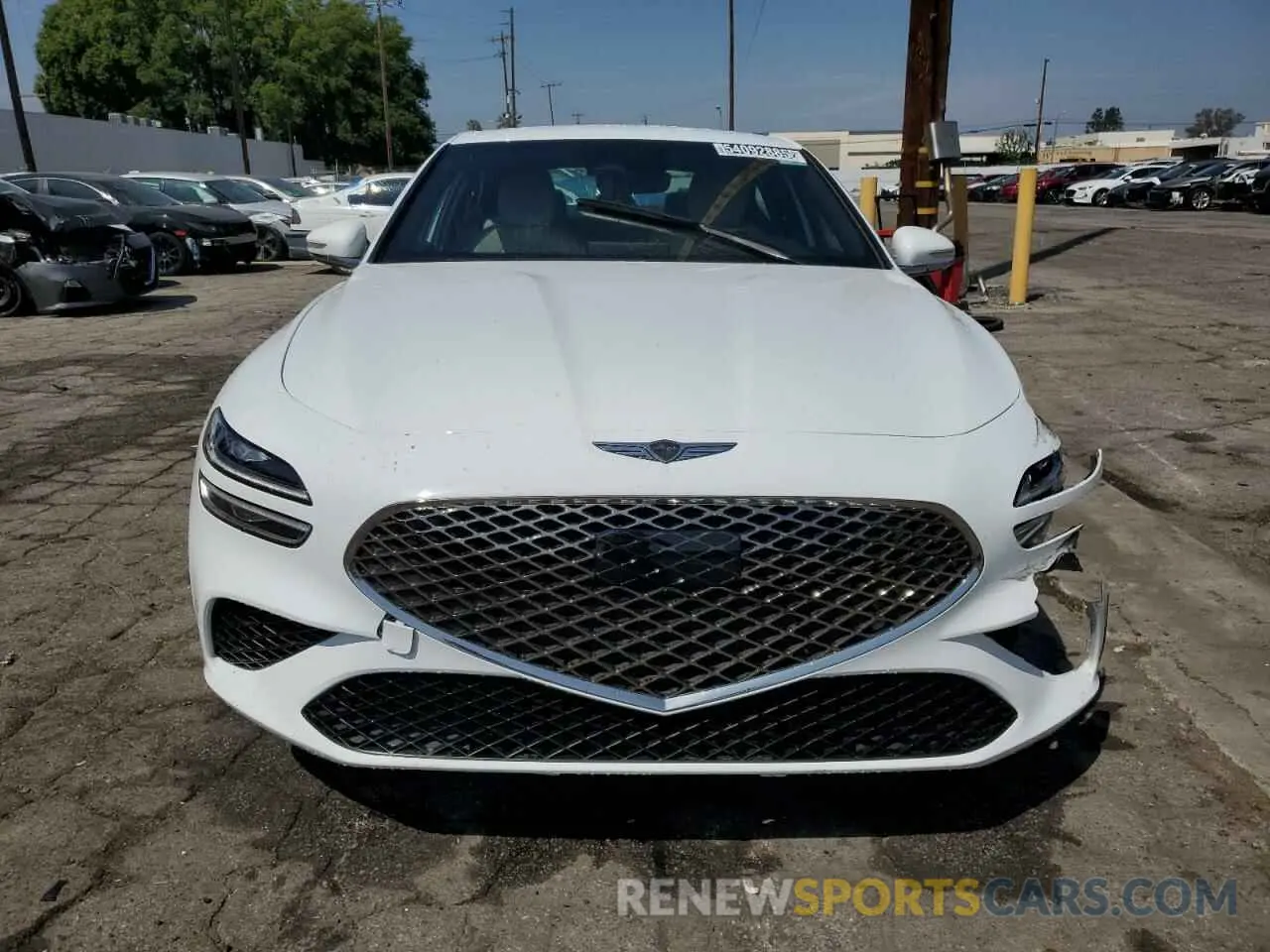 5 Photograph of a damaged car KMTG34SC7SU149426 GENESIS G70 BASE 2025