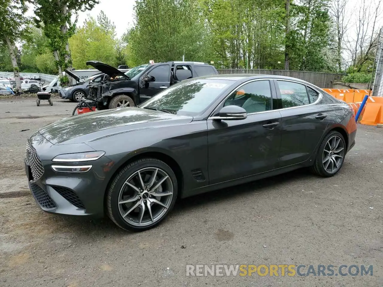 1 Фотография поврежденного автомобиля KMTG34SC9SU153624 GENESIS G70 BASE 2025
