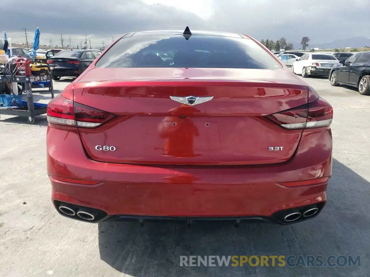 6 Photograph of a damaged car KMHGN4JB6KU291019 GENESIS G80 2019