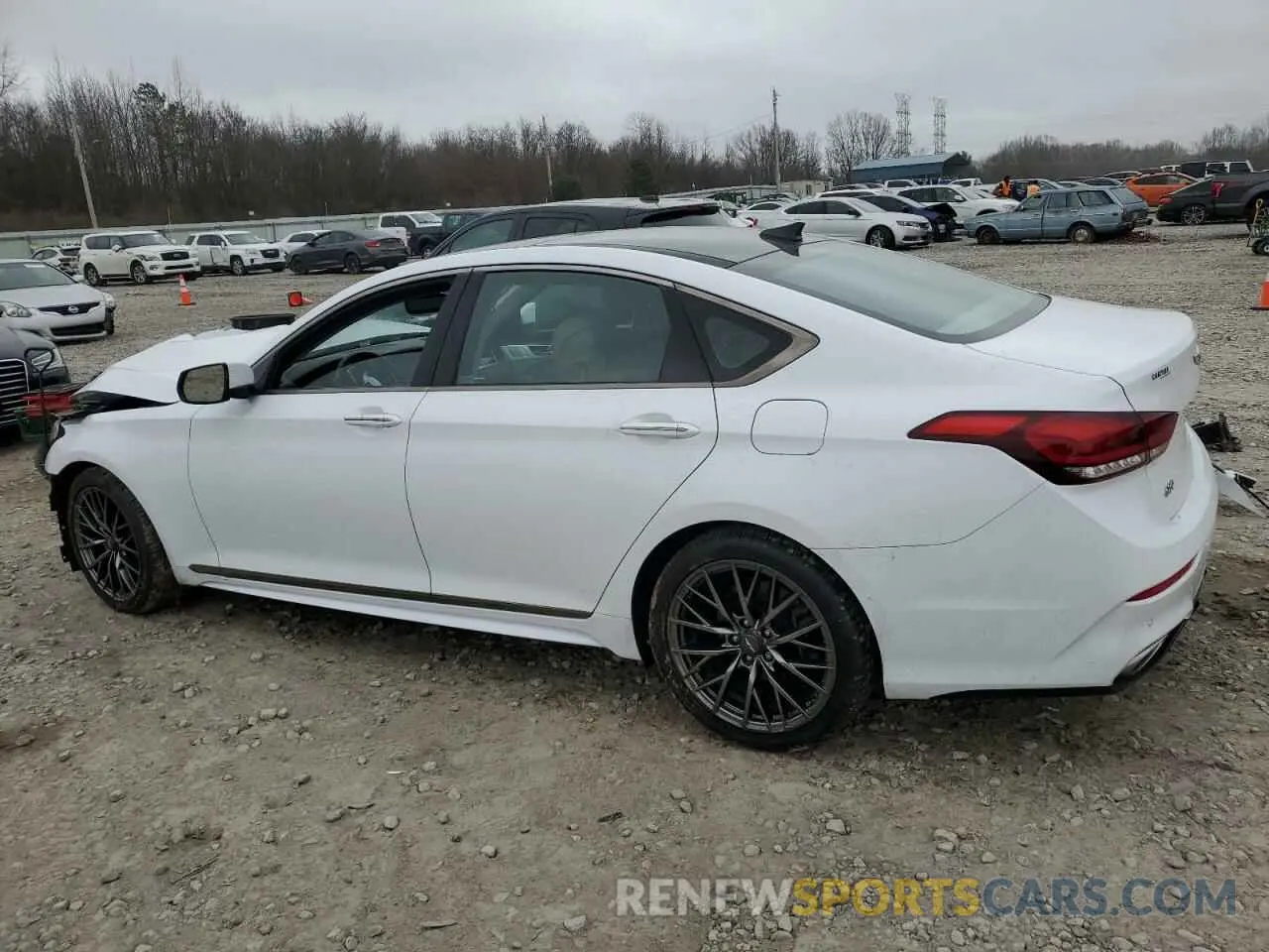 2 Photograph of a damaged car KMHGN4JE4KU290817 GENESIS G80 2019
