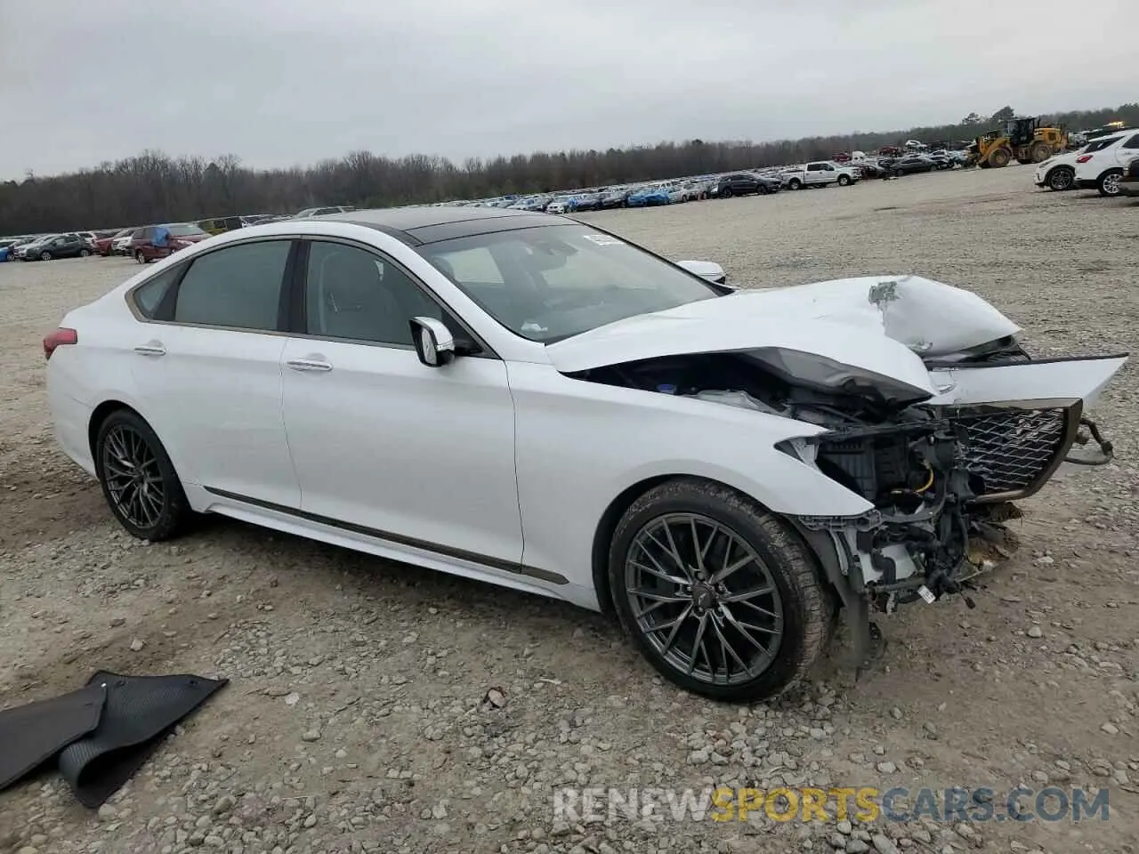 4 Photograph of a damaged car KMHGN4JE4KU290817 GENESIS G80 2019