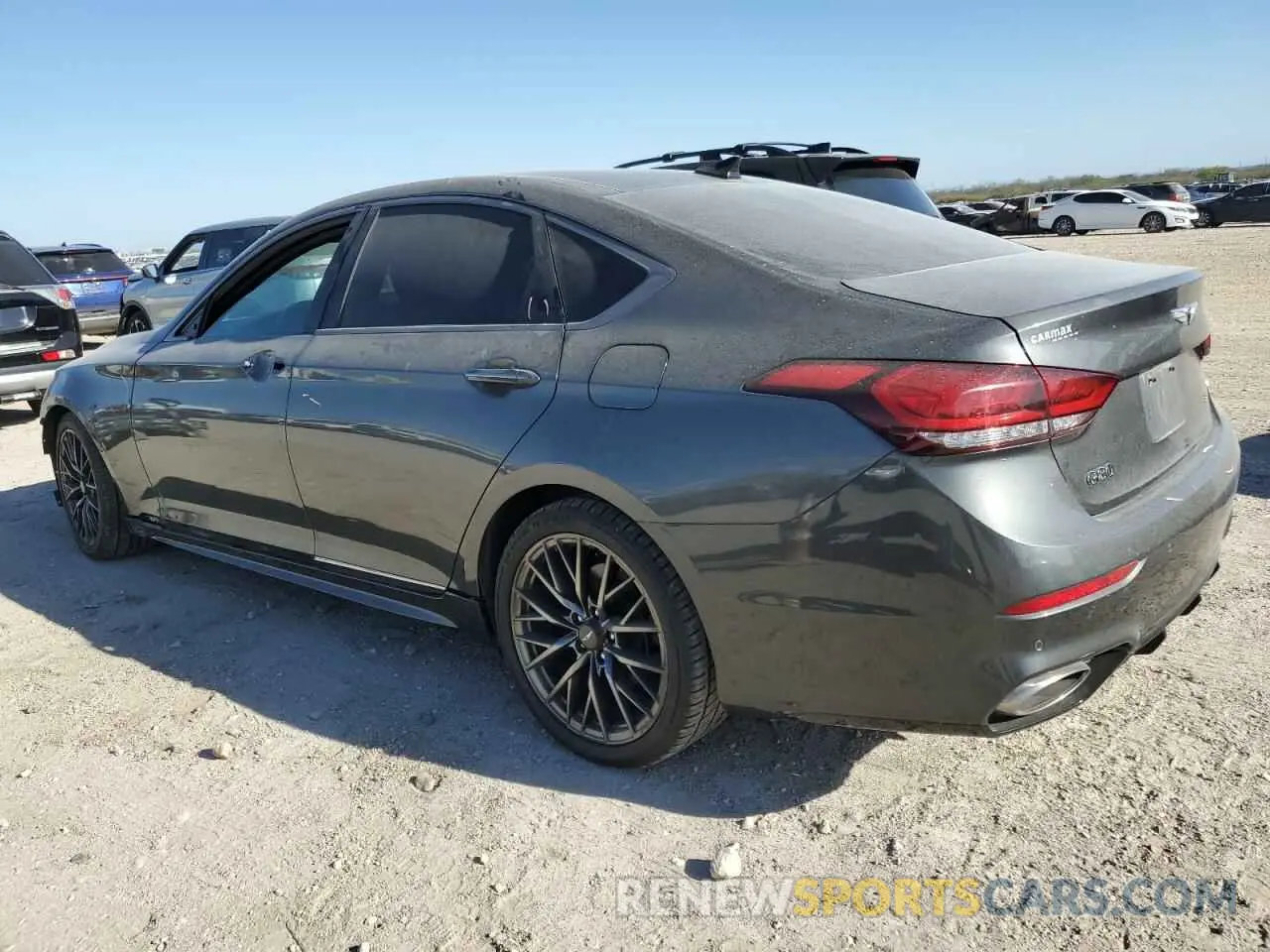 2 Photograph of a damaged car KMHGN4JE9KU299822 GENESIS G80 2019