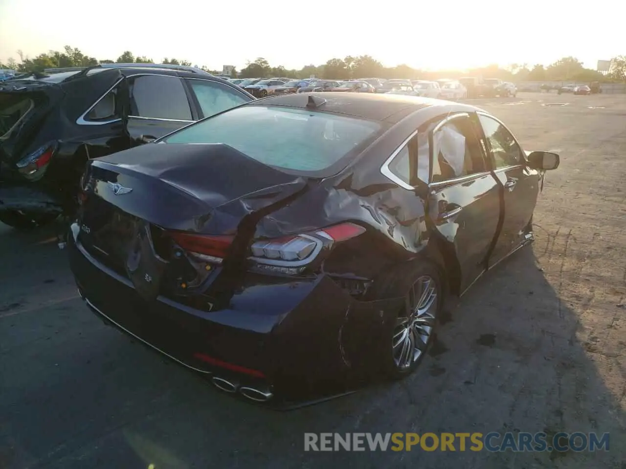 4 Photograph of a damaged car KMHGN4JF8KU302766 GENESIS G80 2019