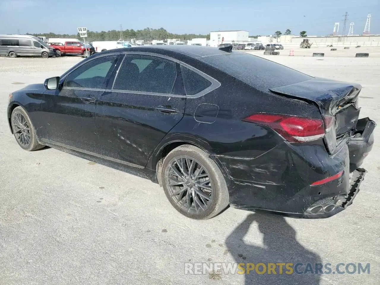 2 Фотография поврежденного автомобиля KMTFN4JB0KU327028 GENESIS G80 2019
