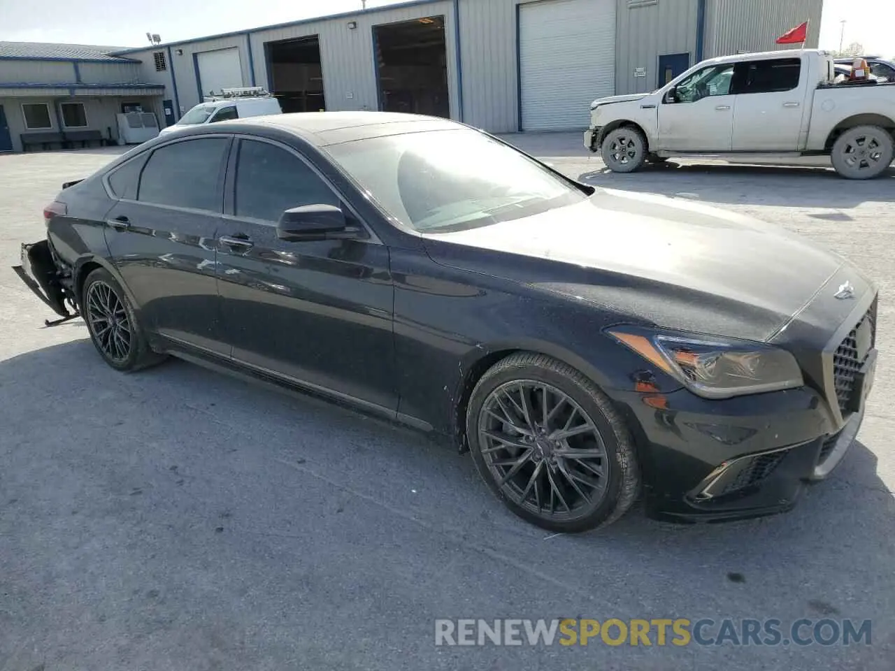 4 Фотография поврежденного автомобиля KMTFN4JB0KU327028 GENESIS G80 2019