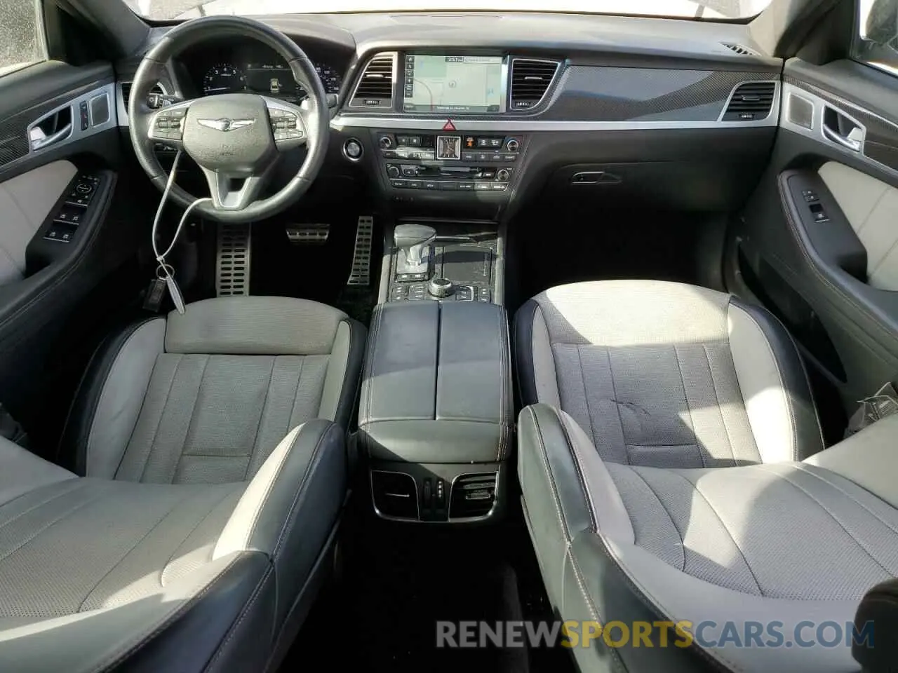 8 Фотография поврежденного автомобиля KMTFN4JB0KU327028 GENESIS G80 2019