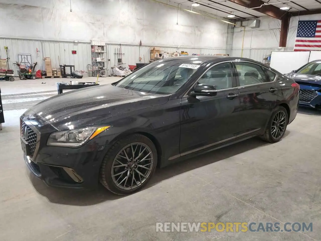 1 Photograph of a damaged car KMTFN4JE2KU309818 GENESIS G80 2019