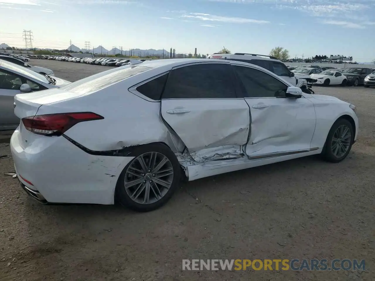 3 Photograph of a damaged car KMTFN4JE2KU322259 GENESIS G80 2019