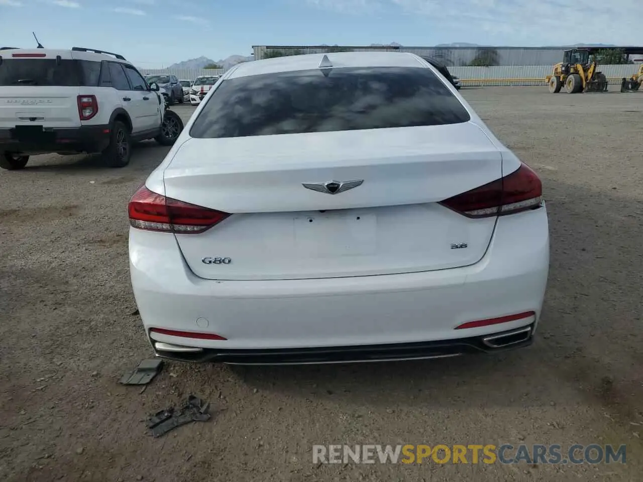 6 Photograph of a damaged car KMTFN4JE2KU322259 GENESIS G80 2019