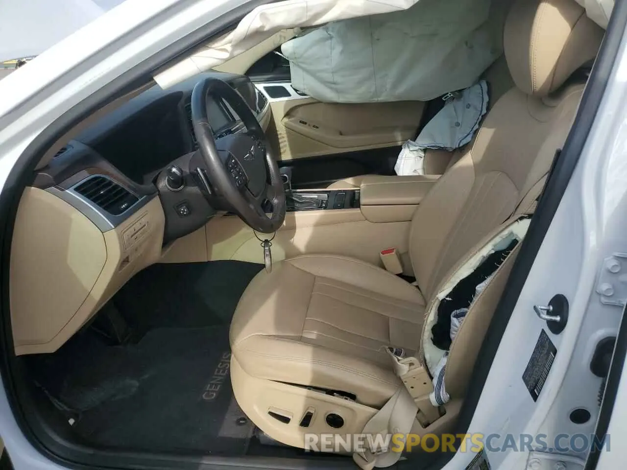 7 Photograph of a damaged car KMTFN4JE2KU322259 GENESIS G80 2019