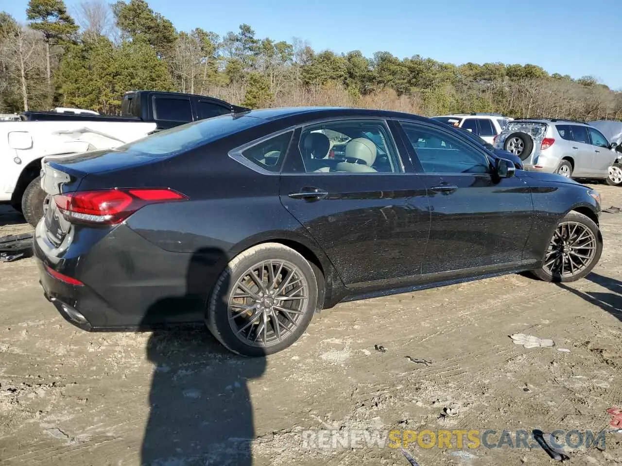 3 Photograph of a damaged car KMTFN4JE5KU305293 GENESIS G80 2019