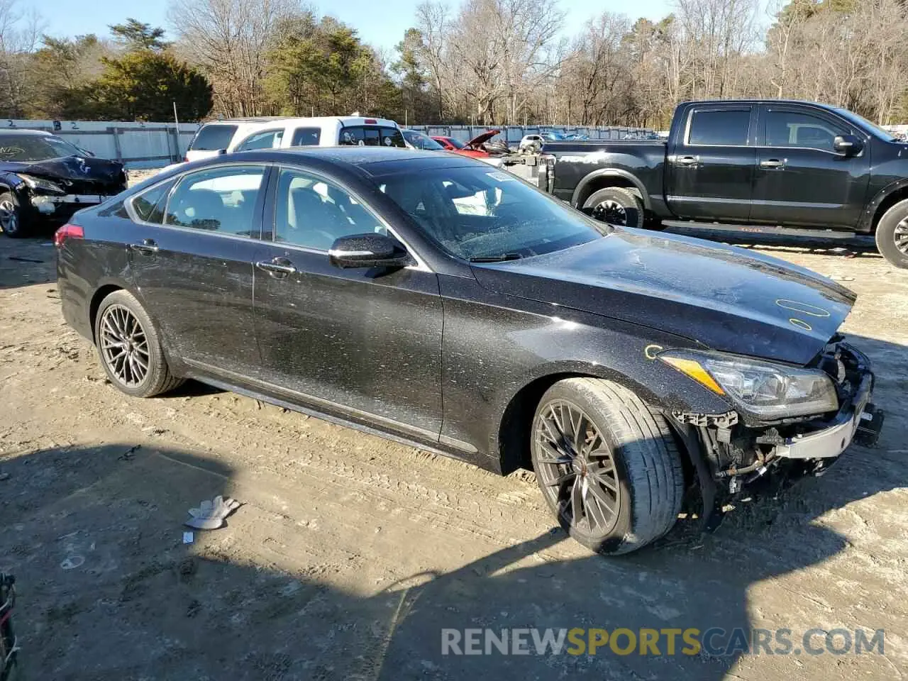 4 Photograph of a damaged car KMTFN4JE5KU305293 GENESIS G80 2019