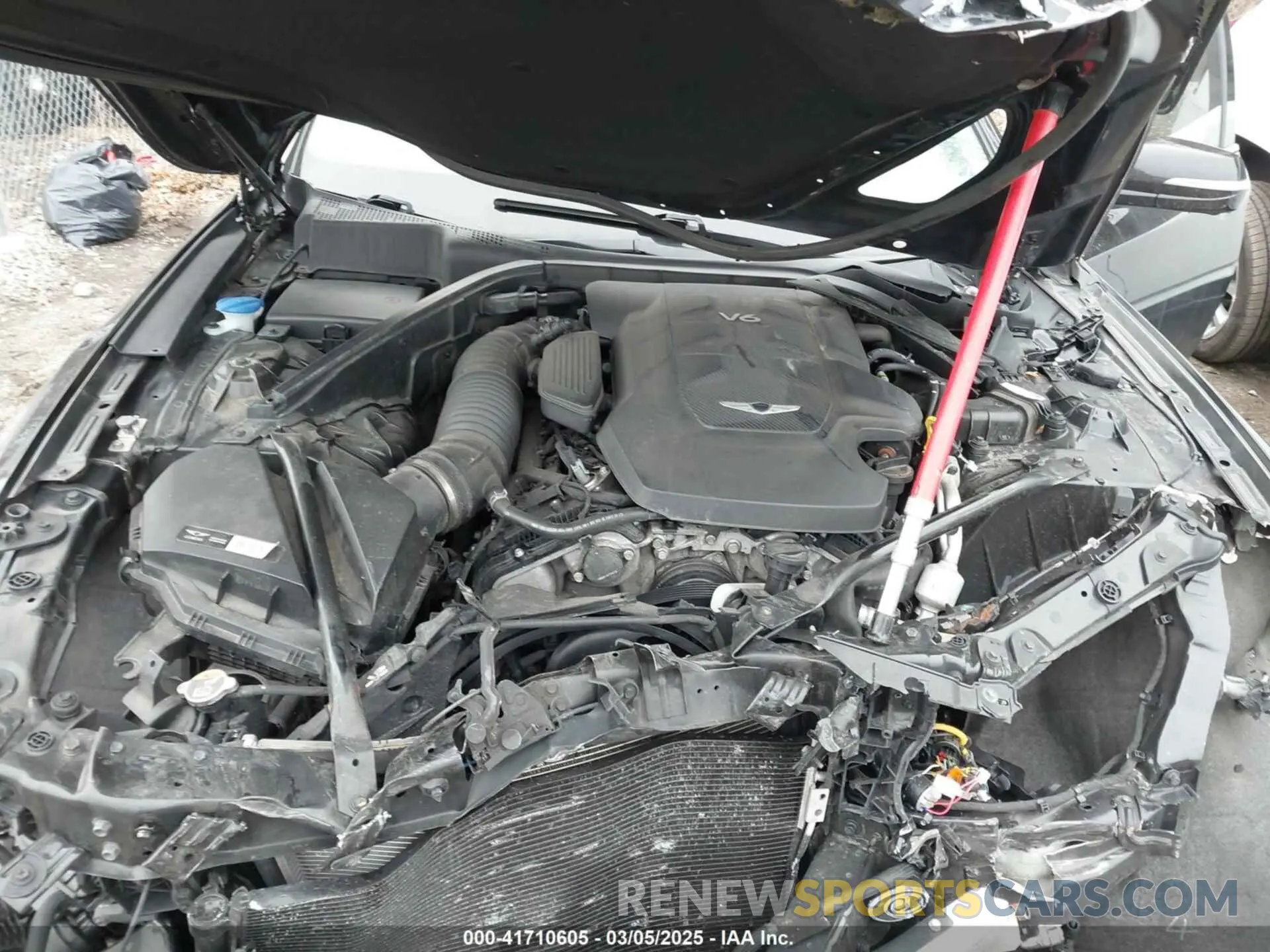 10 Photograph of a damaged car KMTFN4JE5KU320344 GENESIS G80 2019