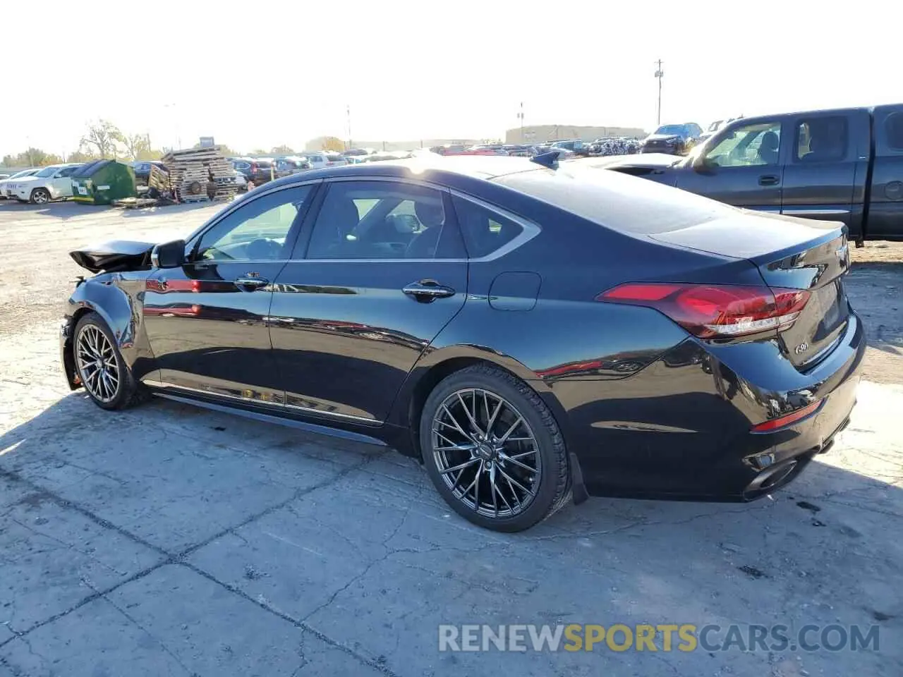 2 Фотография поврежденного автомобиля KMTFN4JE6KU310261 GENESIS G80 2019
