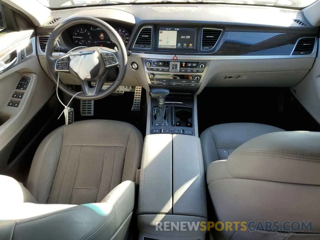 8 Фотография поврежденного автомобиля KMTFN4JE6KU310261 GENESIS G80 2019