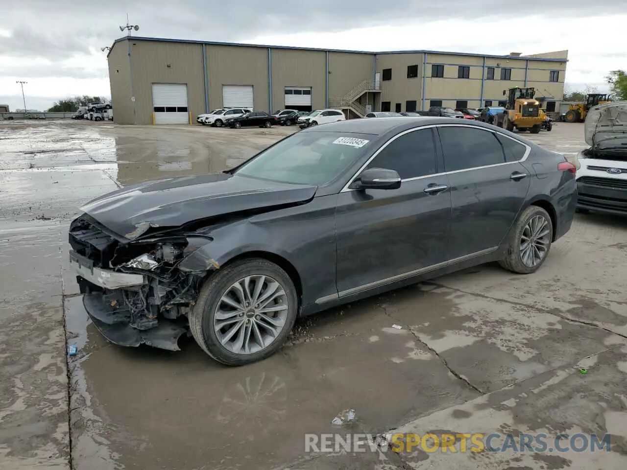 1 Фотография поврежденного автомобиля KMTFN4JEXKU306519 GENESIS G80 2019