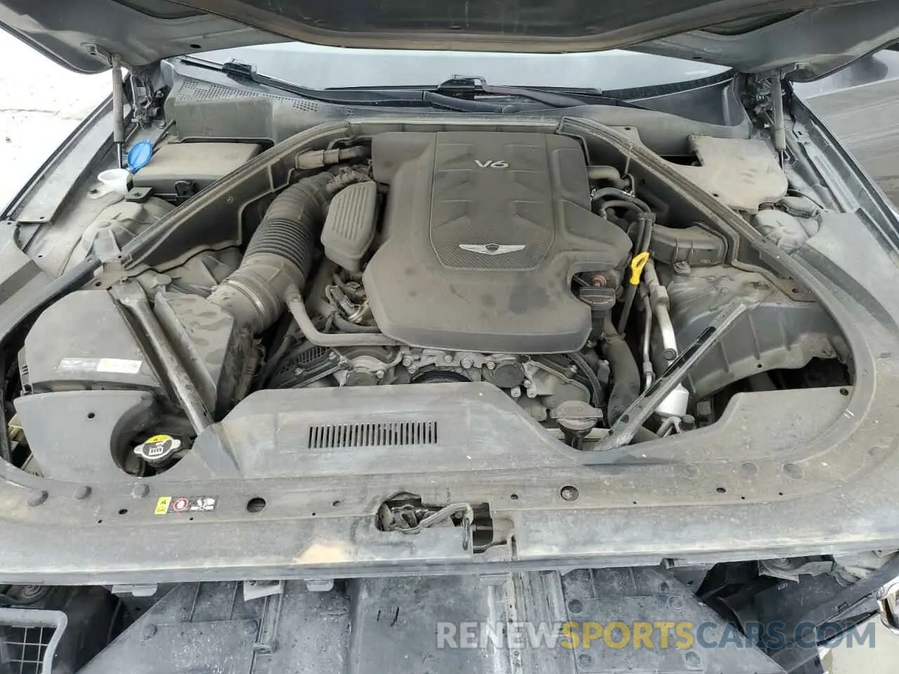 11 Фотография поврежденного автомобиля KMTFN4JEXKU306519 GENESIS G80 2019