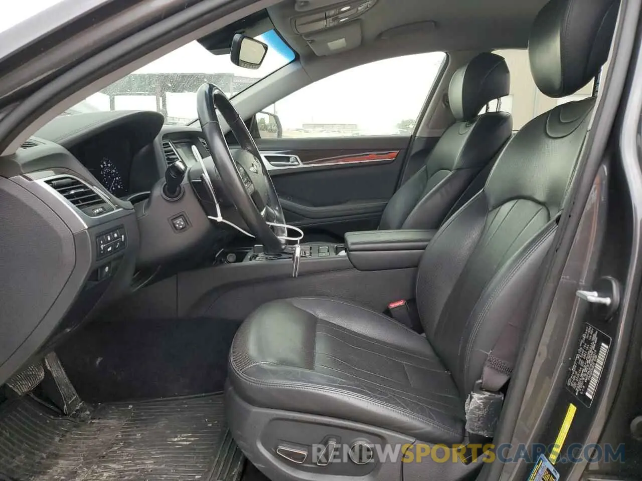 7 Фотография поврежденного автомобиля KMTFN4JEXKU306519 GENESIS G80 2019
