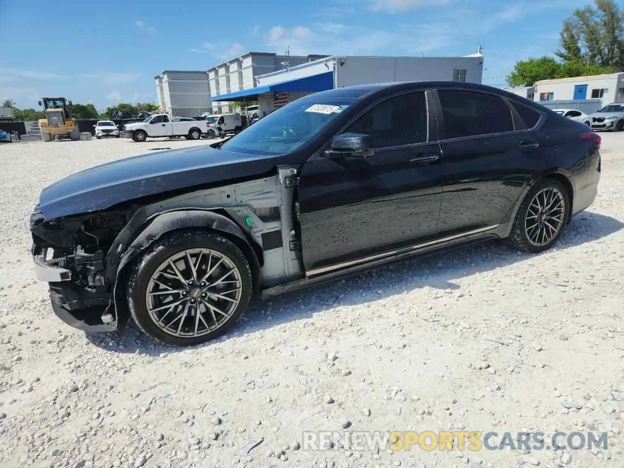 1 Photograph of a damaged car KMTFN4JB8LU337856 GENESIS G80 2020