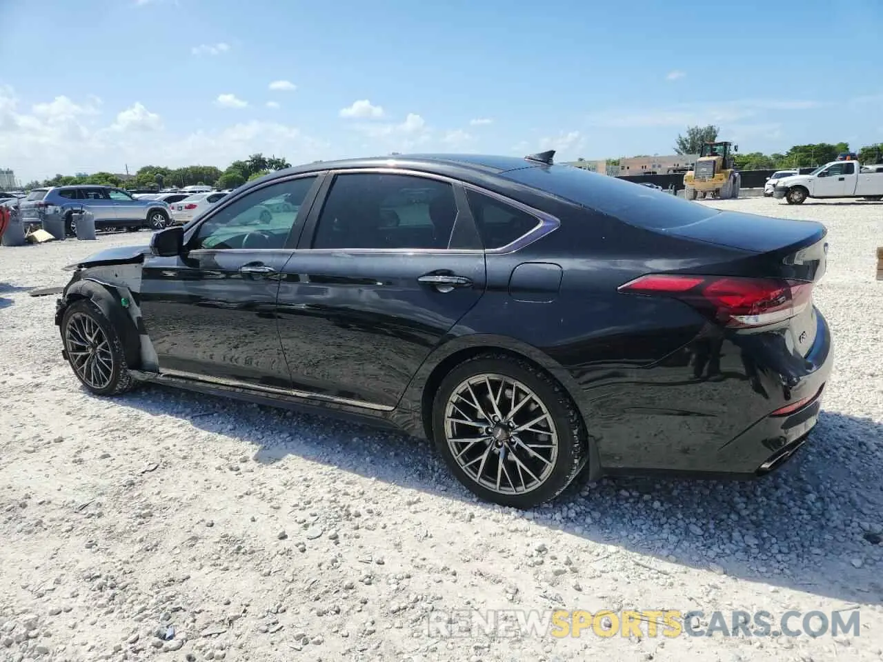2 Photograph of a damaged car KMTFN4JB8LU337856 GENESIS G80 2020