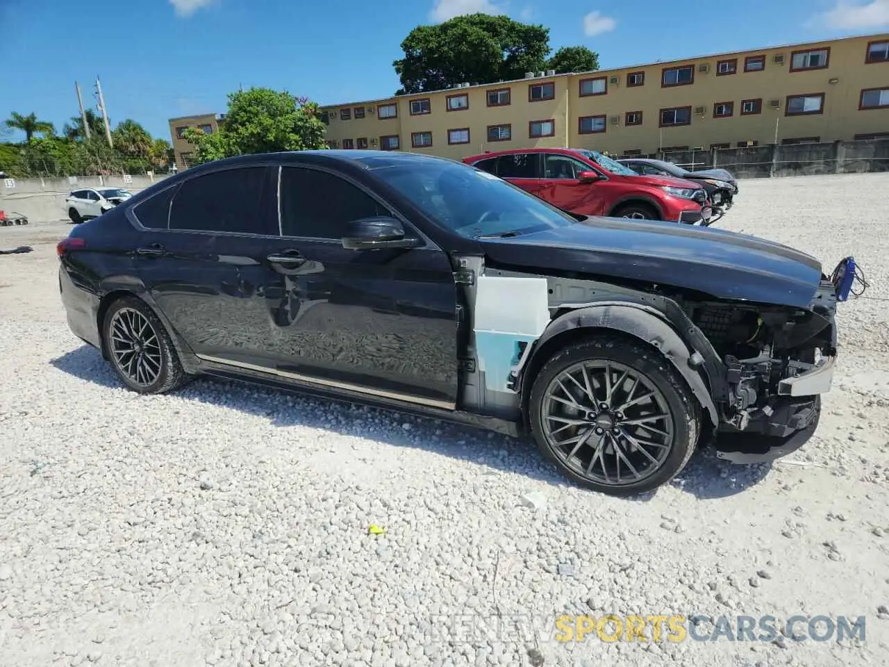 4 Photograph of a damaged car KMTFN4JB8LU337856 GENESIS G80 2020