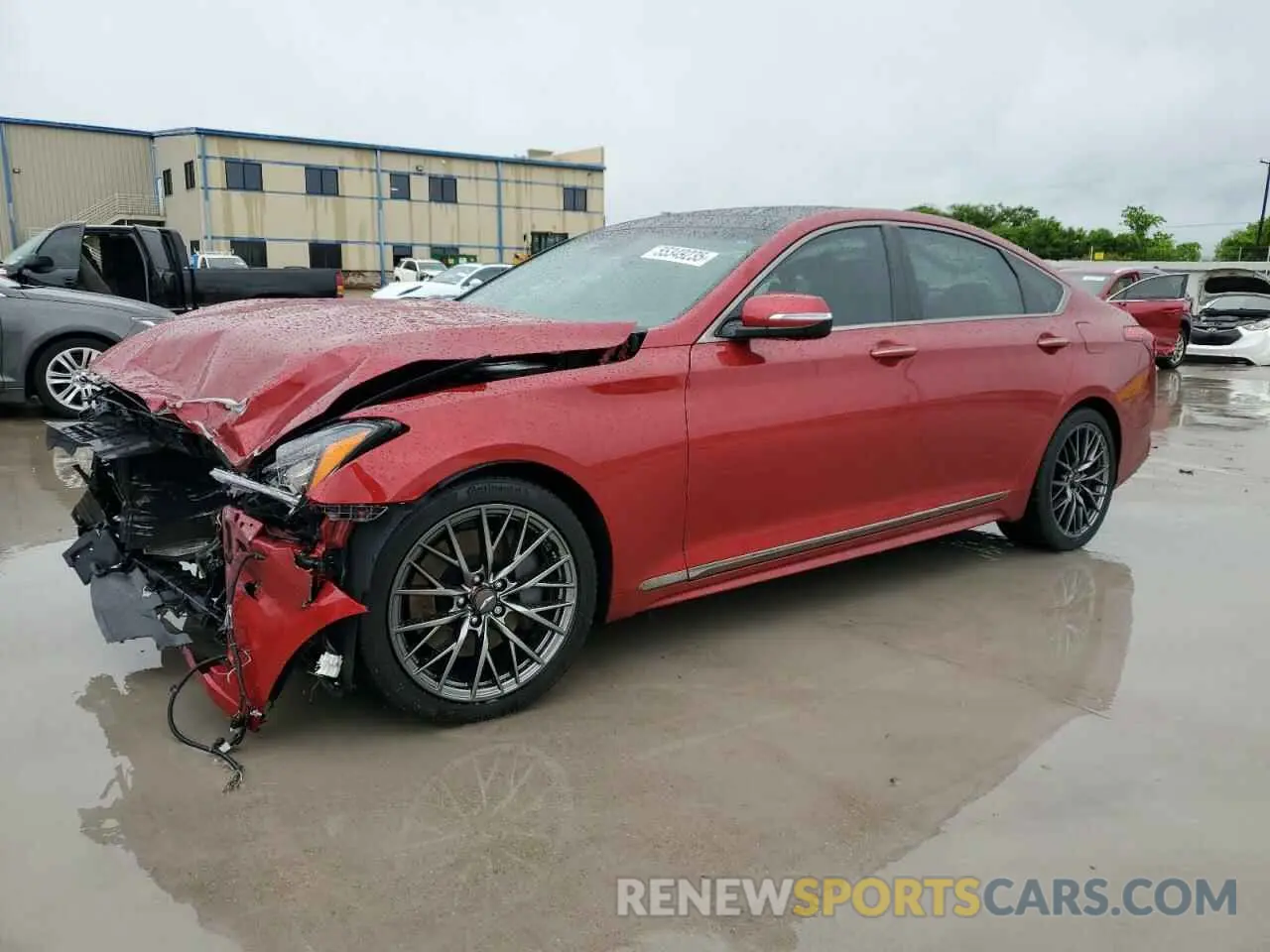 1 Фотография поврежденного автомобиля KMTFN4JE4LU328954 GENESIS G80 2020