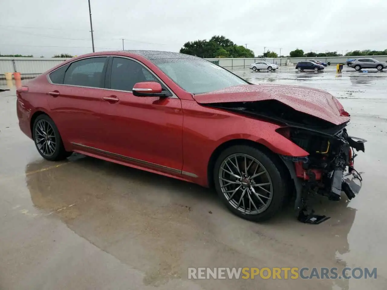 4 Фотография поврежденного автомобиля KMTFN4JE4LU328954 GENESIS G80 2020