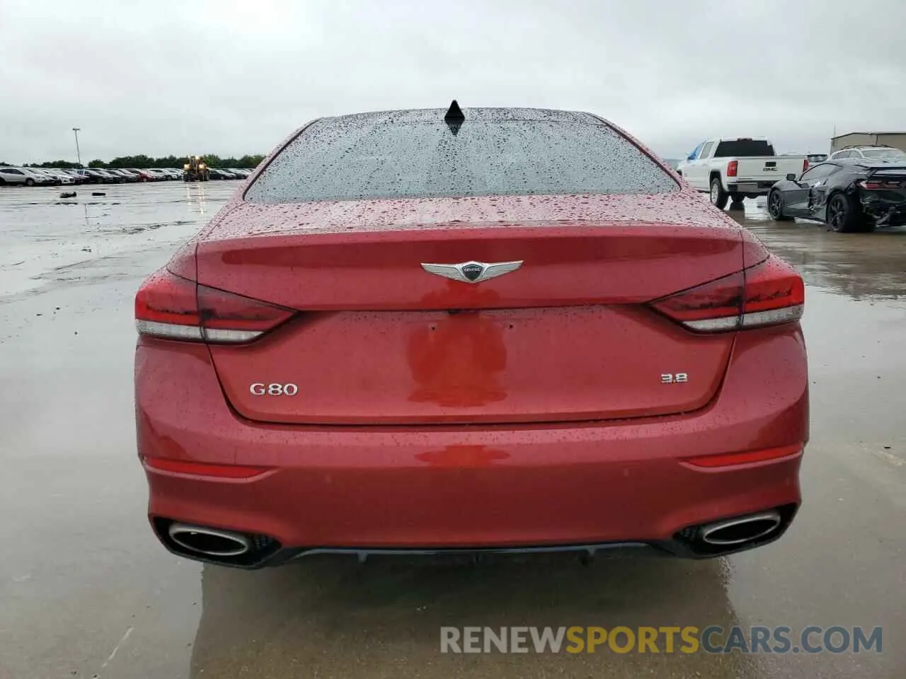 6 Фотография поврежденного автомобиля KMTFN4JE4LU328954 GENESIS G80 2020