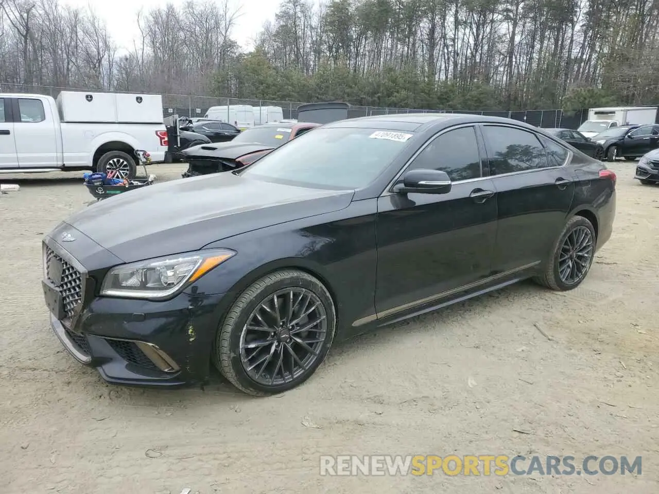 1 Фотография поврежденного автомобиля KMTFN4JE7LU338121 GENESIS G80 2020