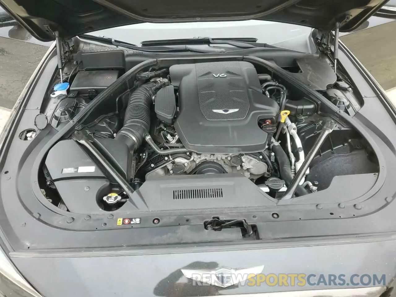 11 Фотография поврежденного автомобиля KMTFN4JE7LU338121 GENESIS G80 2020