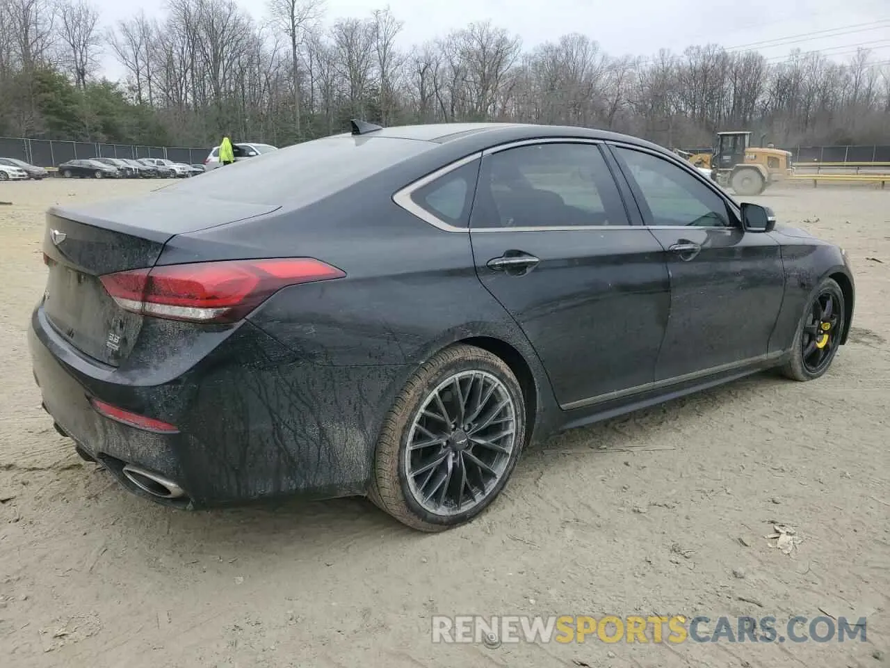 3 Фотография поврежденного автомобиля KMTFN4JE7LU338121 GENESIS G80 2020