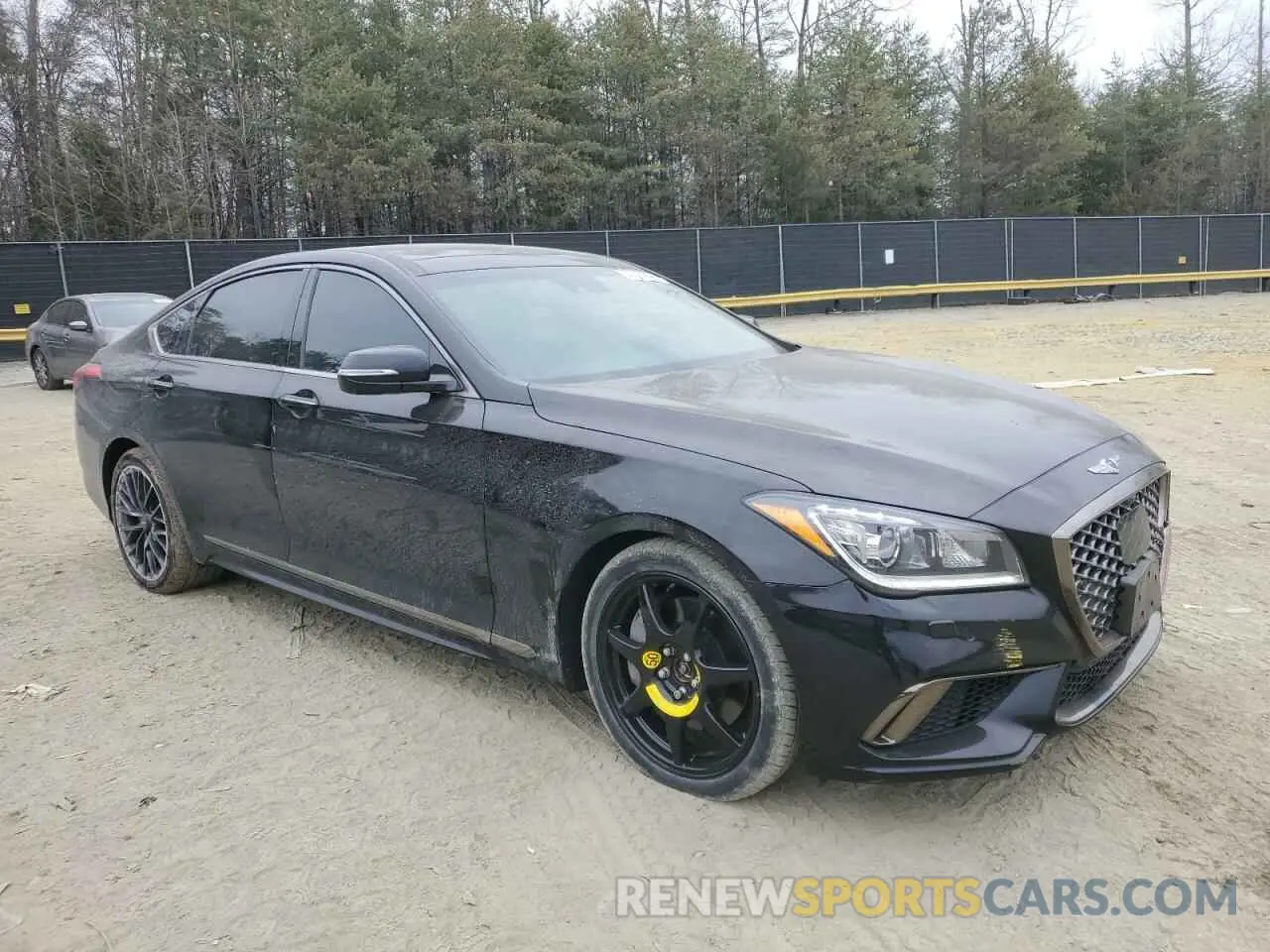 4 Фотография поврежденного автомобиля KMTFN4JE7LU338121 GENESIS G80 2020