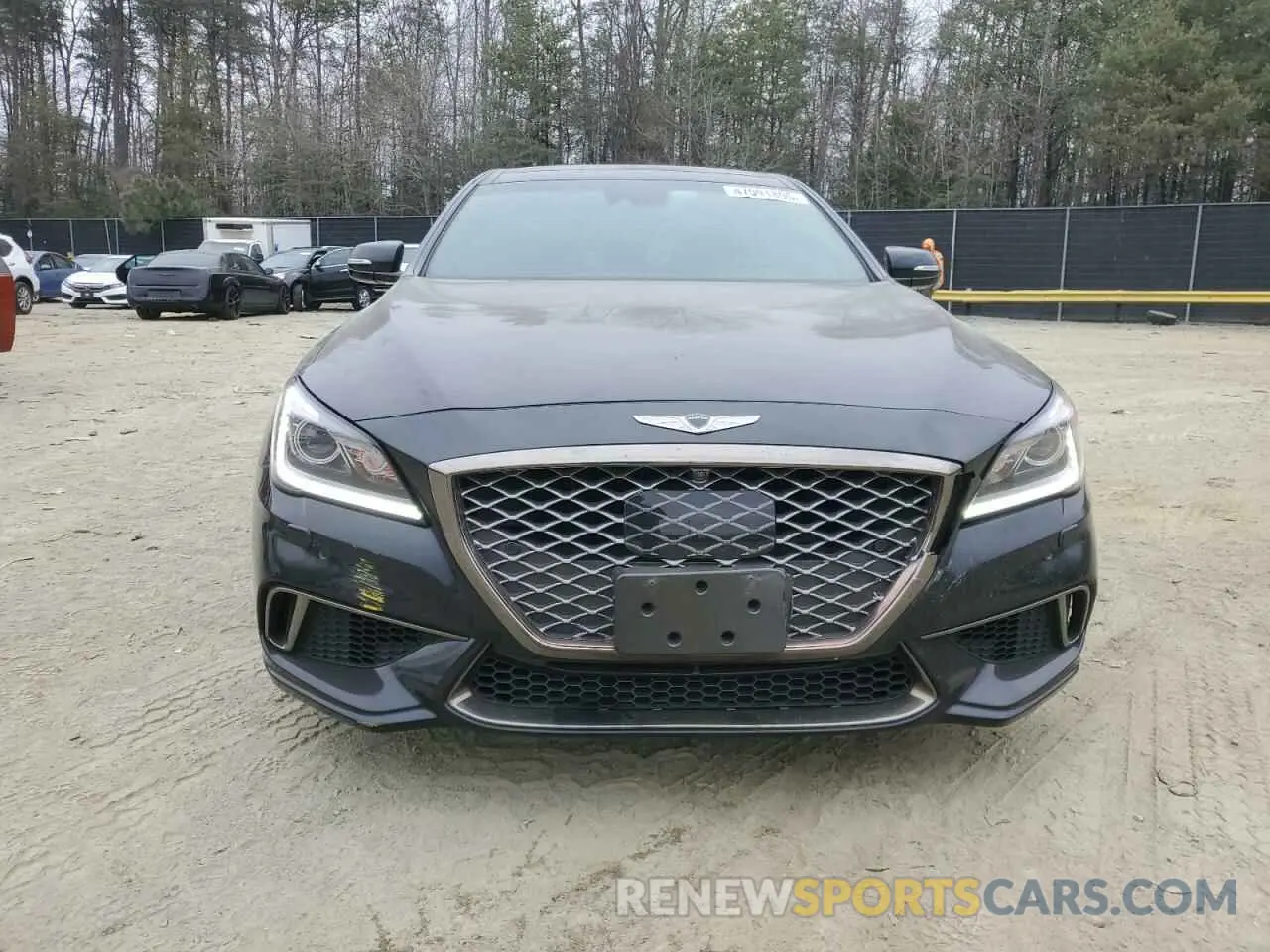 5 Фотография поврежденного автомобиля KMTFN4JE7LU338121 GENESIS G80 2020
