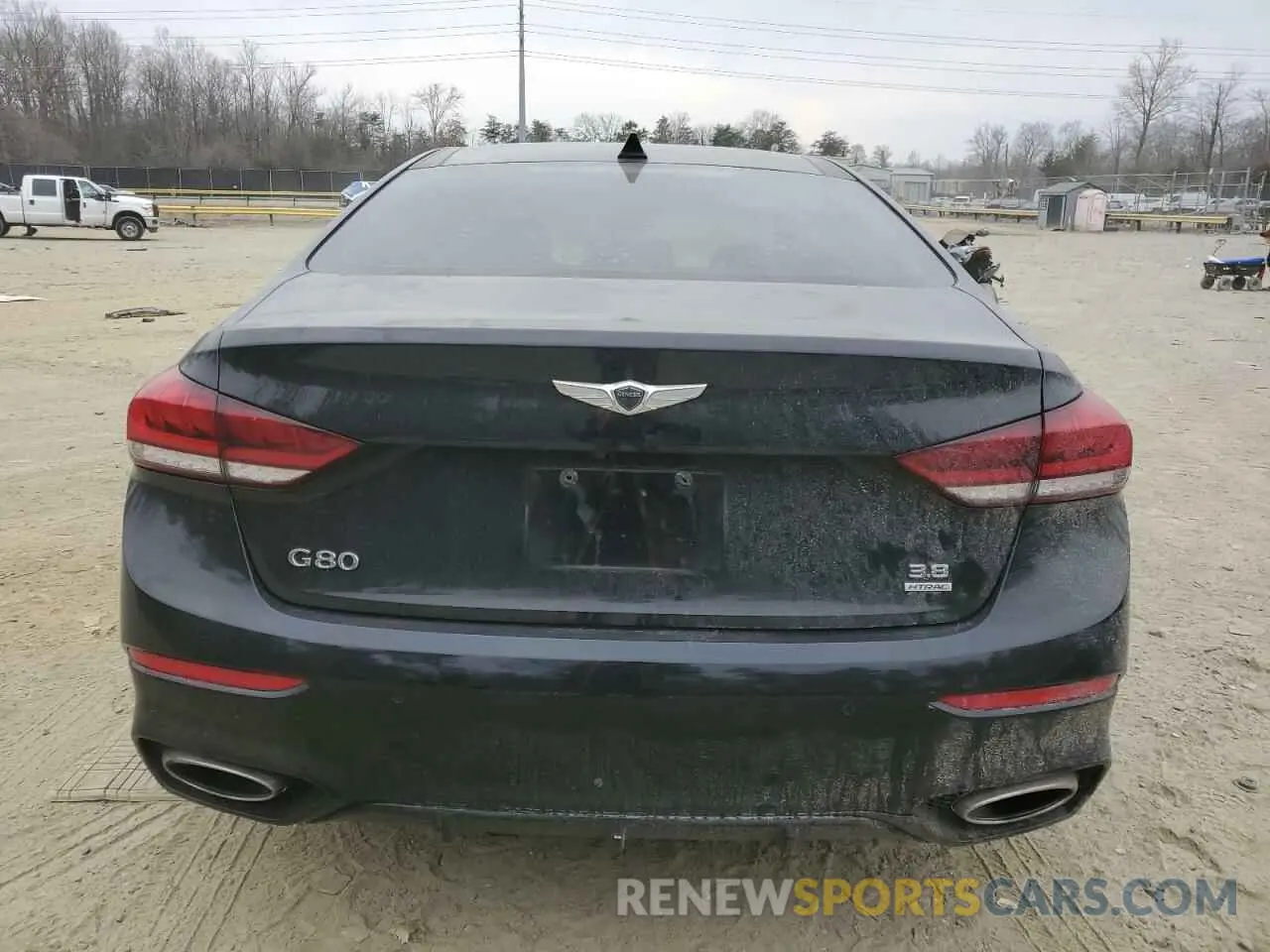 6 Фотография поврежденного автомобиля KMTFN4JE7LU338121 GENESIS G80 2020