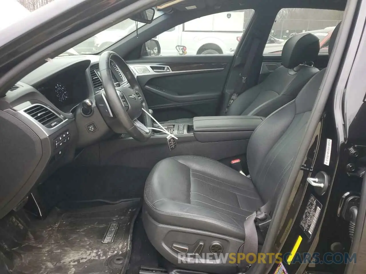 7 Фотография поврежденного автомобиля KMTFN4JE7LU338121 GENESIS G80 2020