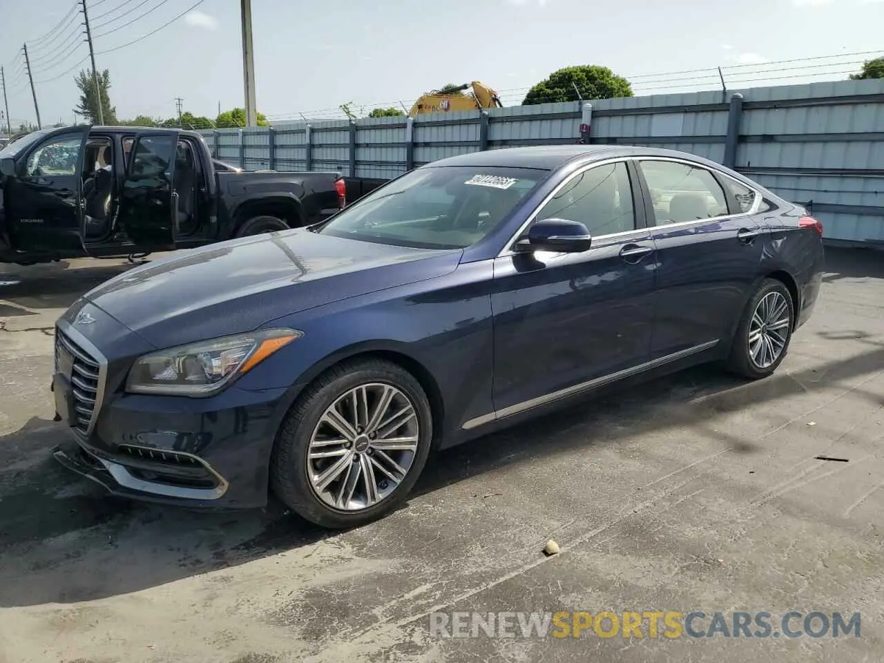 1 Photograph of a damaged car KMTFN4JEXLU337108 GENESIS G80 2020