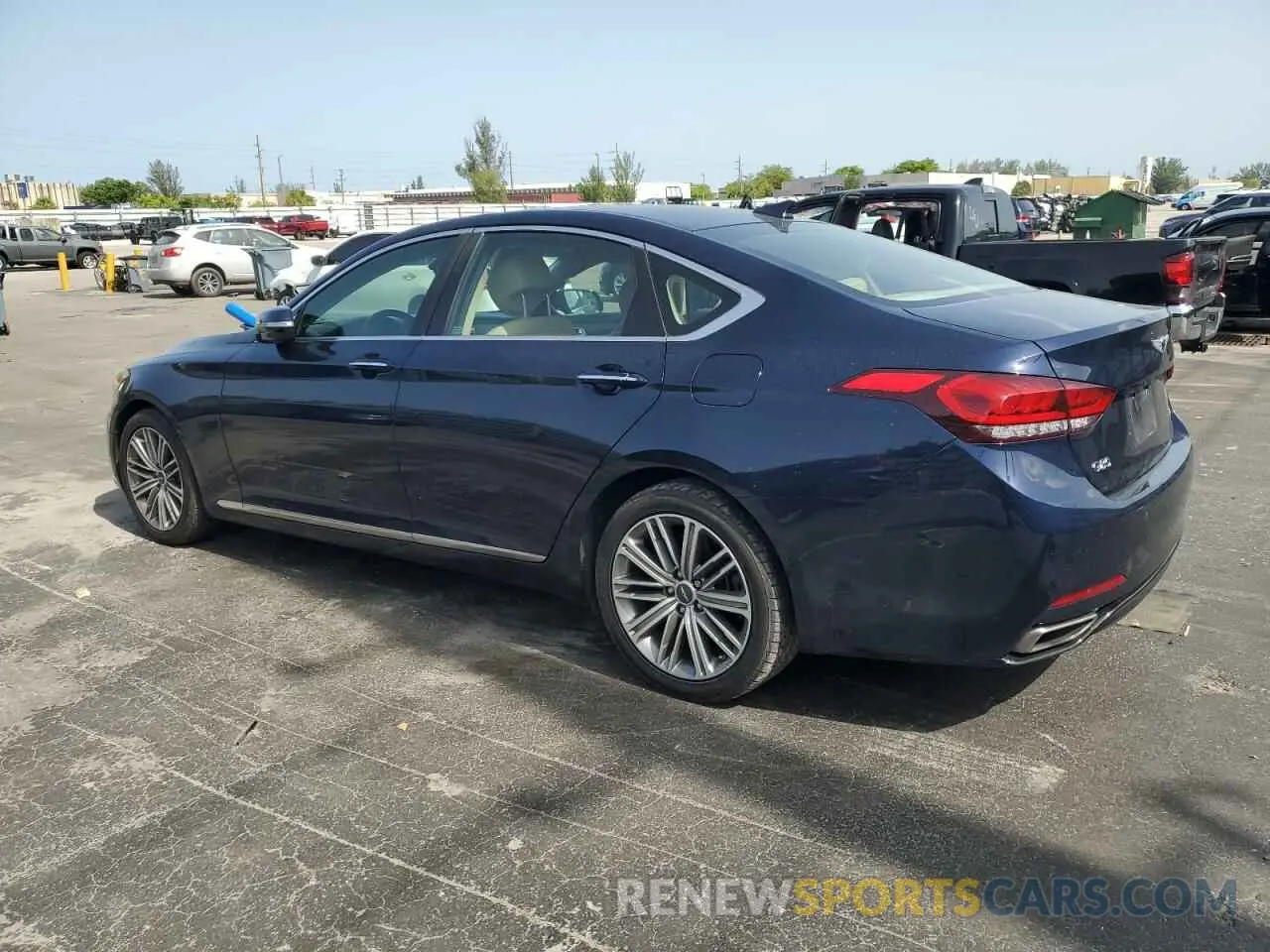 2 Photograph of a damaged car KMTFN4JEXLU337108 GENESIS G80 2020