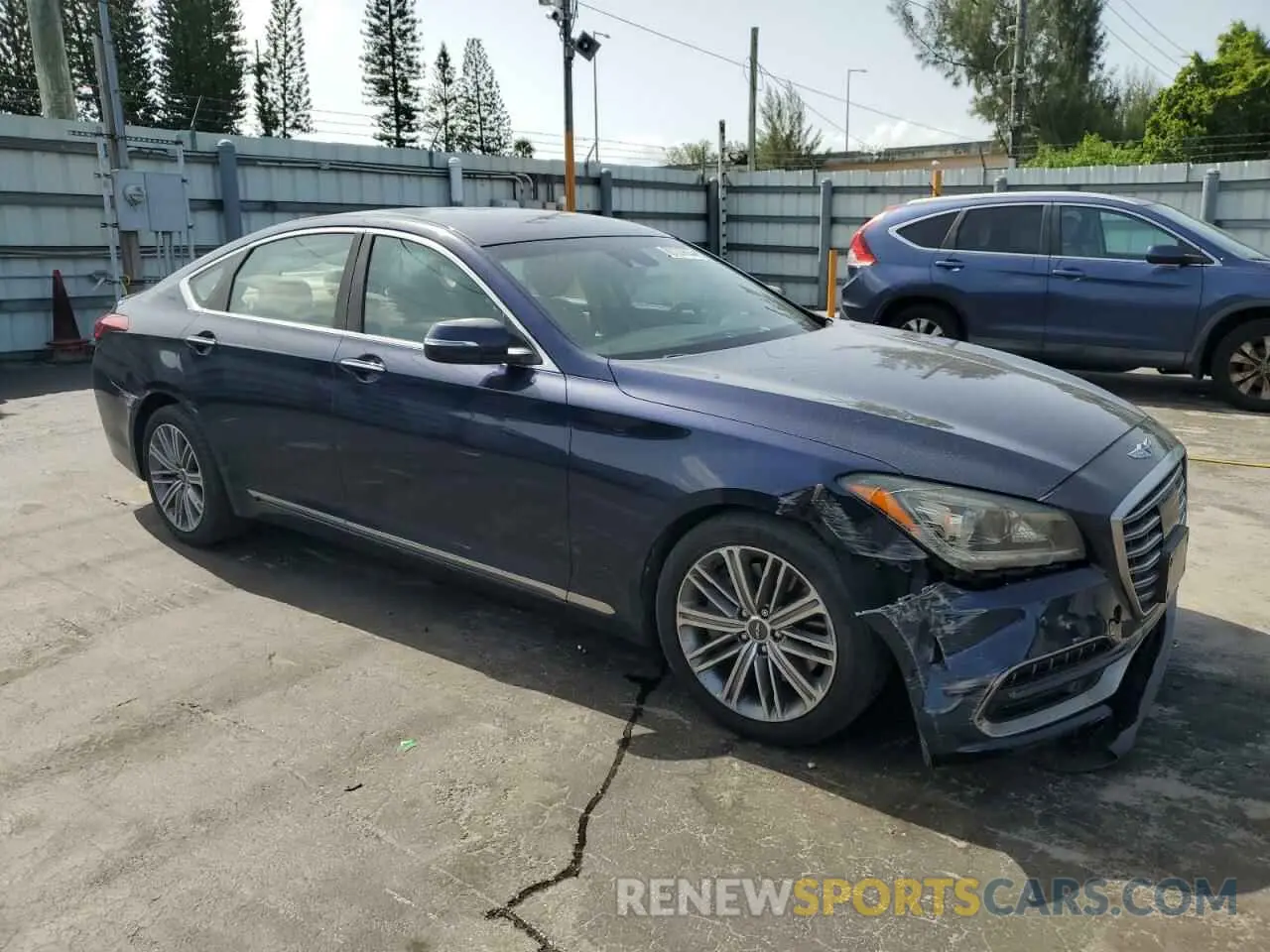 4 Photograph of a damaged car KMTFN4JEXLU337108 GENESIS G80 2020