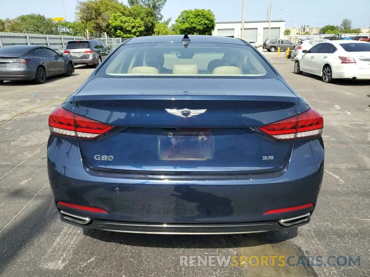 6 Photograph of a damaged car KMTFN4JEXLU337108 GENESIS G80 2020