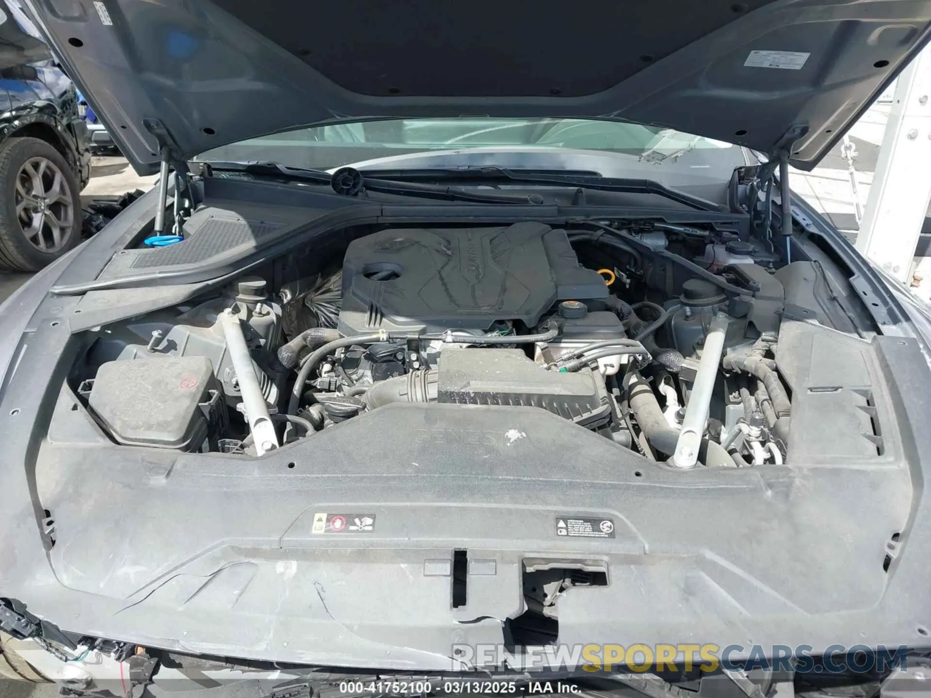 10 Фотография поврежденного автомобиля KMTGB4SC2MU047585 GENESIS G80 2021