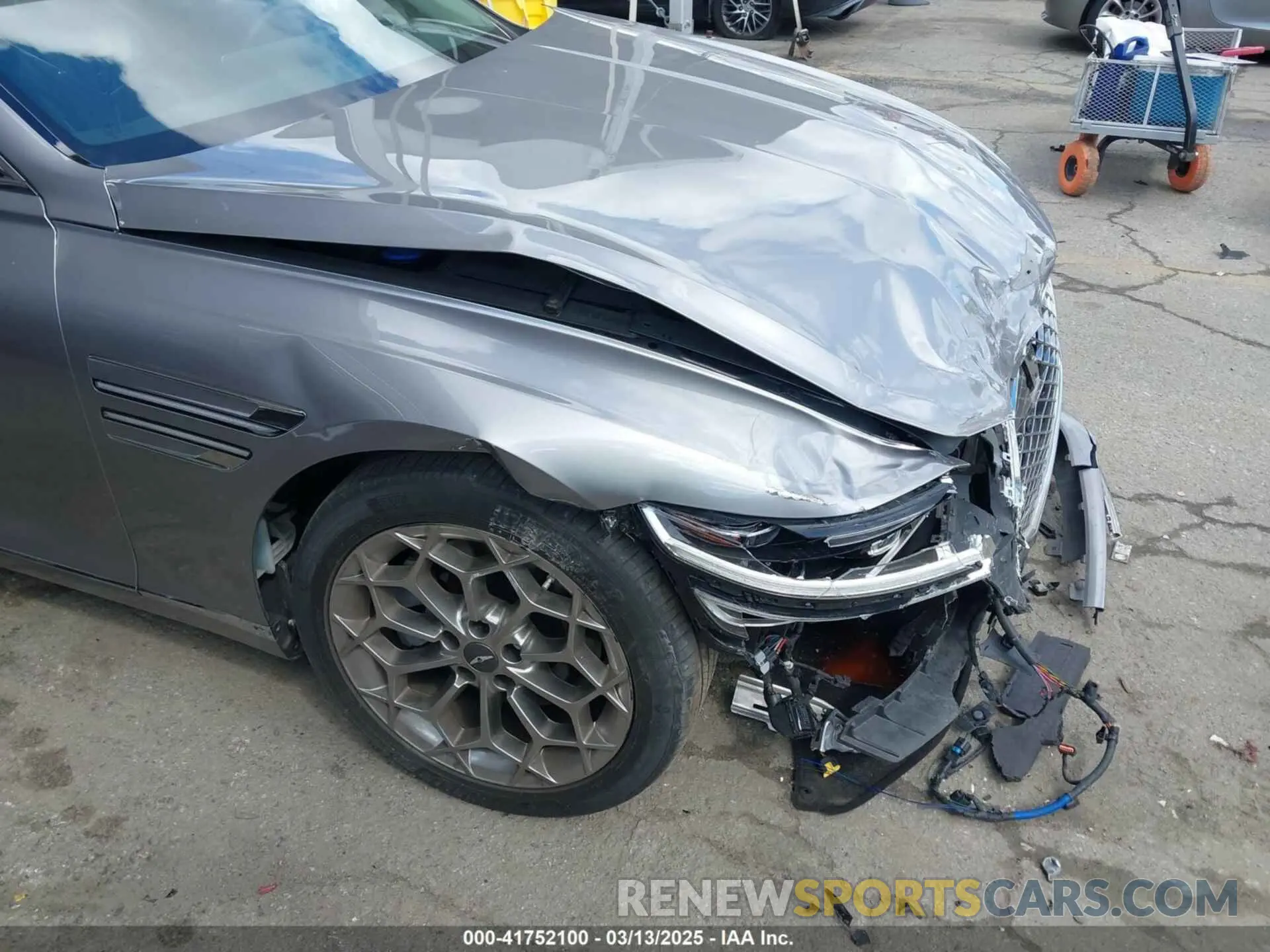 6 Фотография поврежденного автомобиля KMTGB4SC2MU047585 GENESIS G80 2021