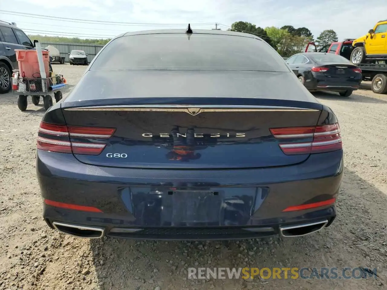 6 Фотография поврежденного автомобиля KMTGB4SC2MU082711 GENESIS G80 2021
