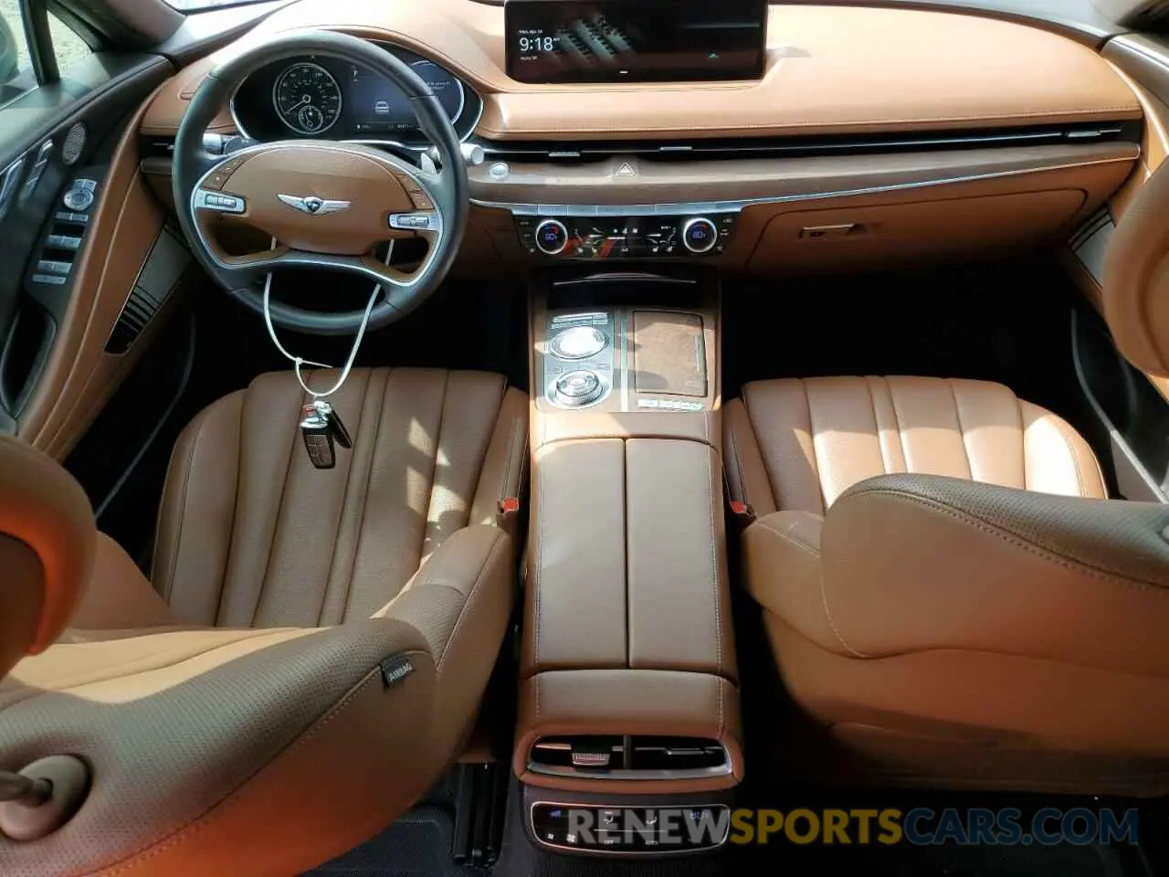 8 Фотография поврежденного автомобиля KMTGB4SC2MU082711 GENESIS G80 2021