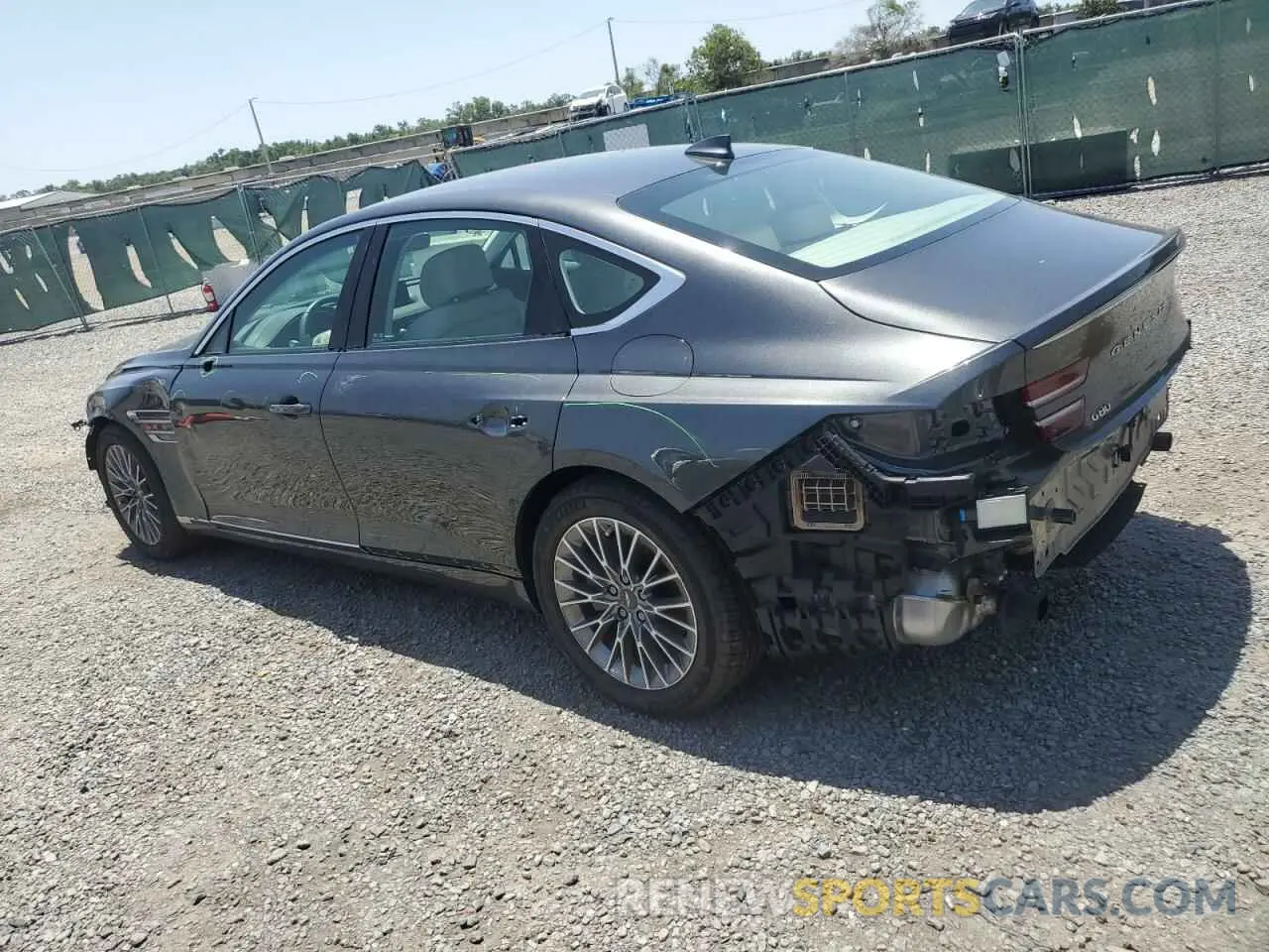 2 Photograph of a damaged car KMTGB4SC5MU082511 GENESIS G80 2021