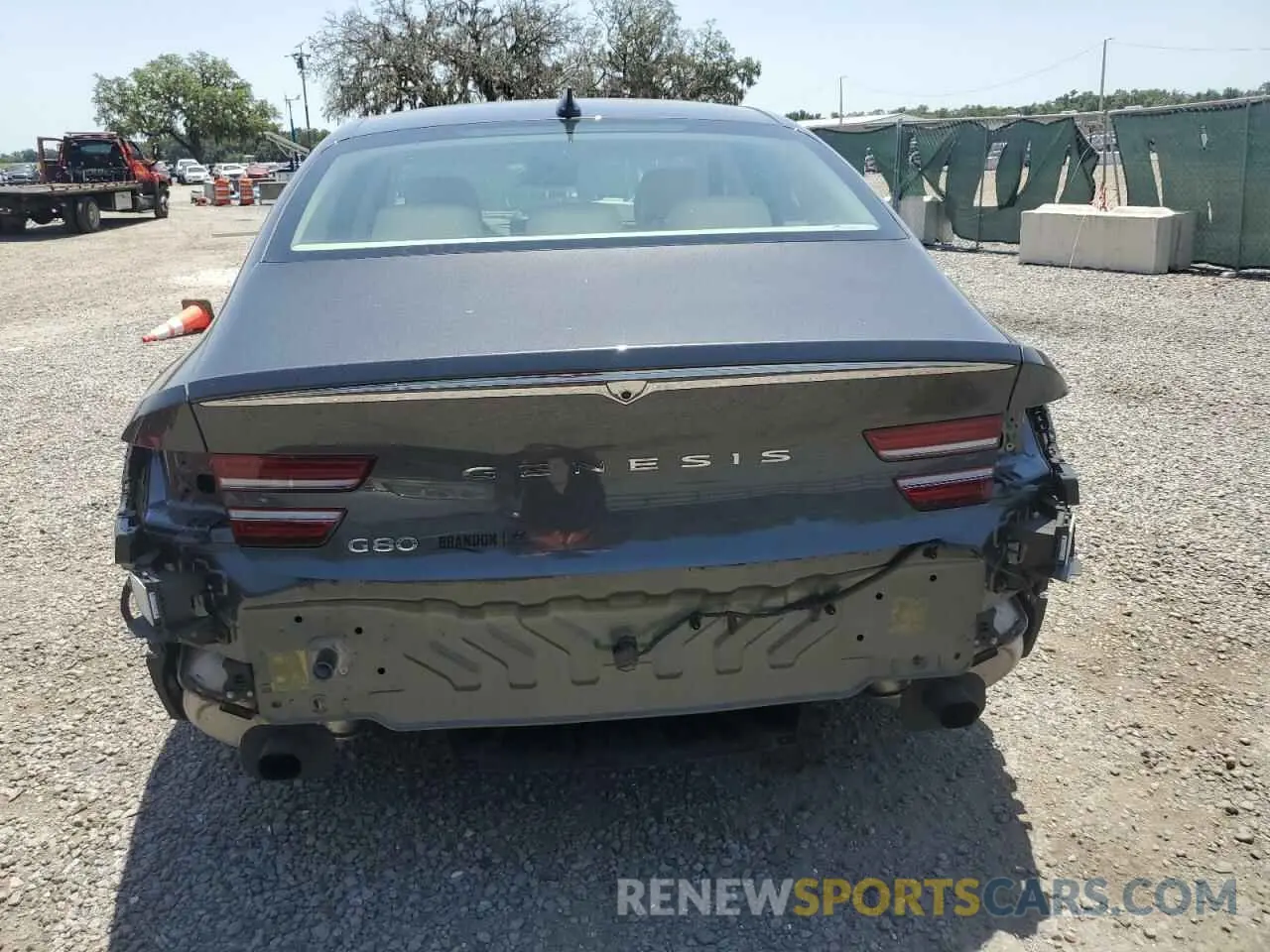 6 Photograph of a damaged car KMTGB4SC5MU082511 GENESIS G80 2021