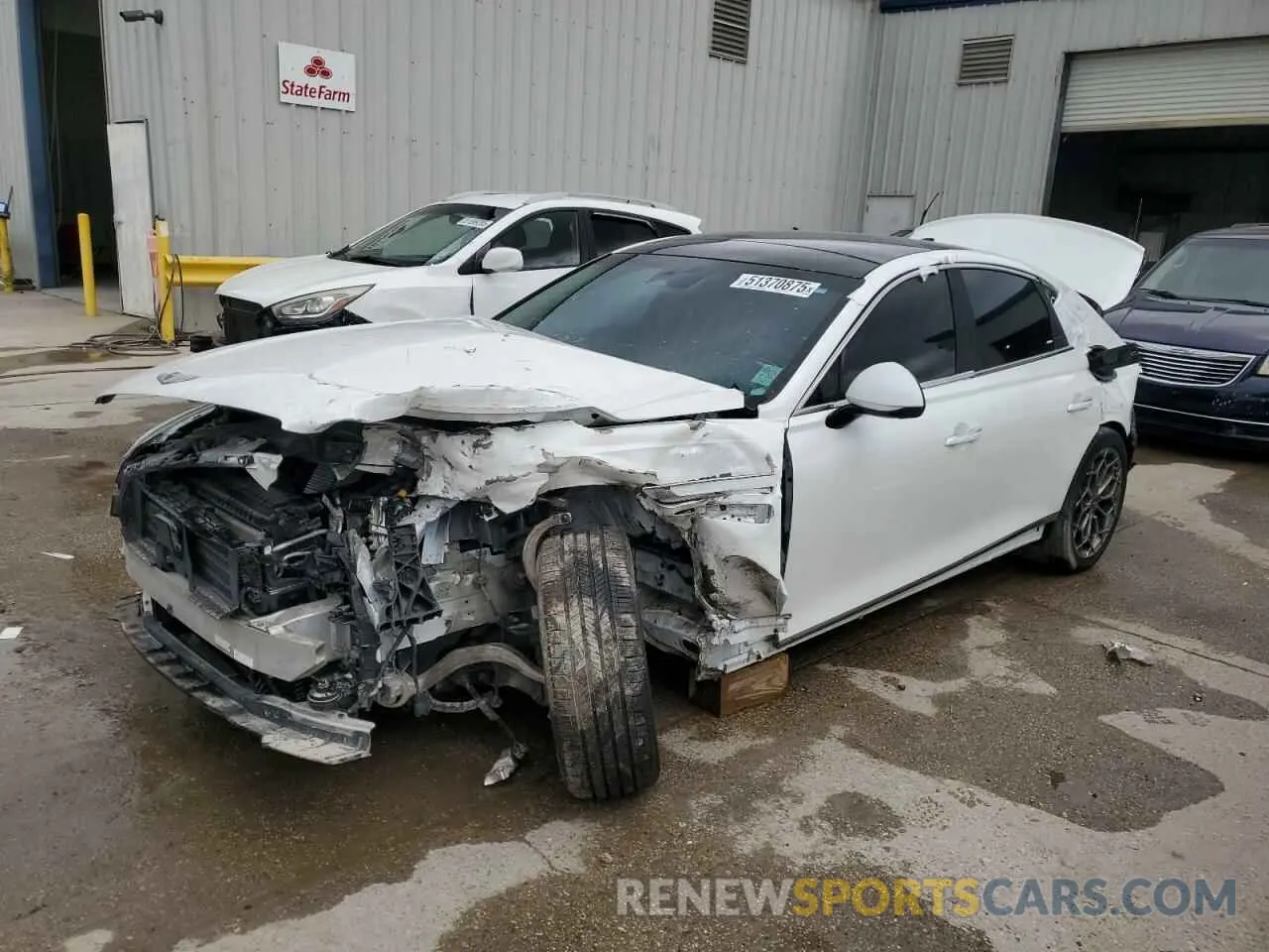 1 Фотография поврежденного автомобиля KMTGB4SC6MU067144 GENESIS G80 2021