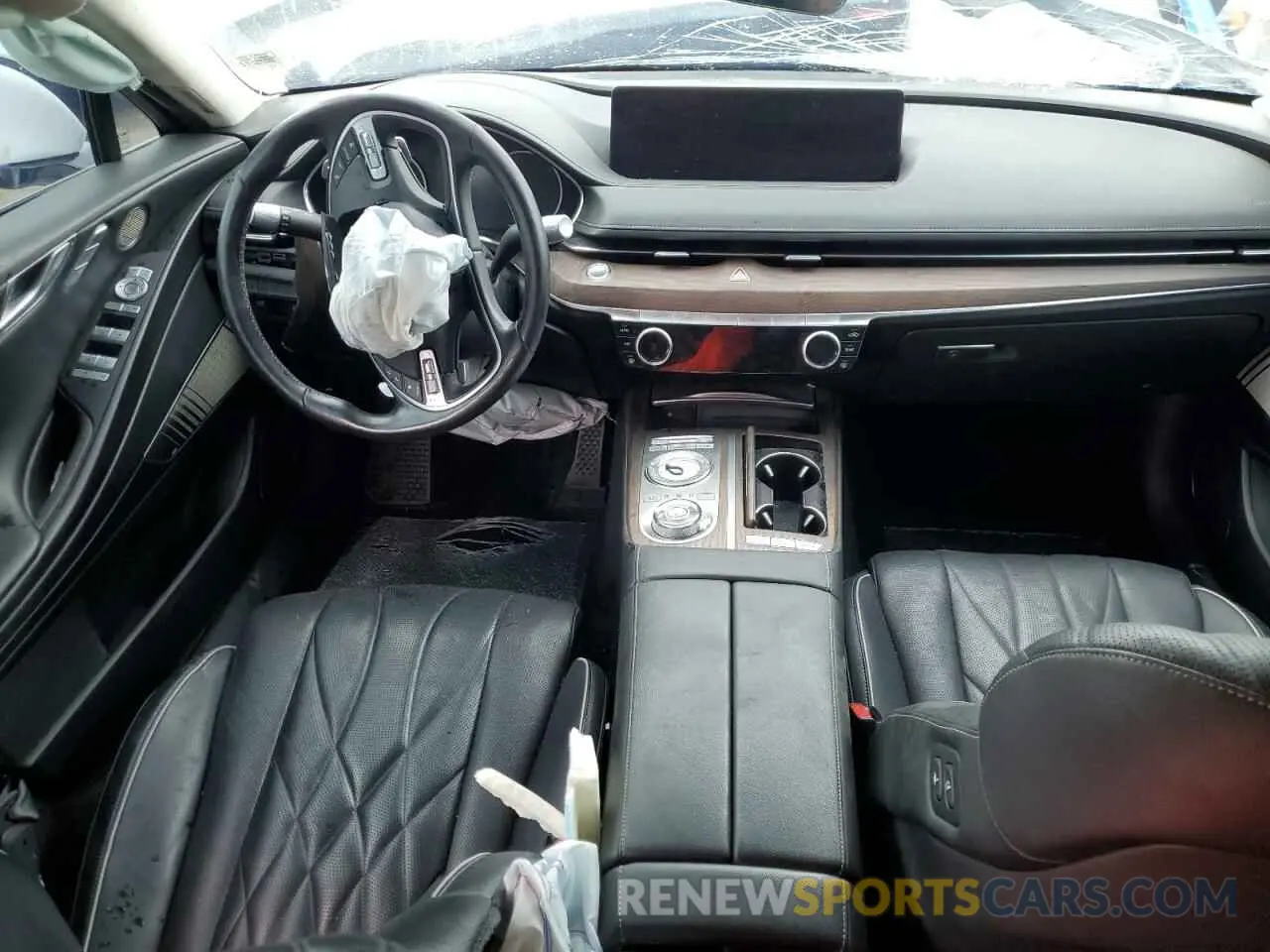 8 Фотография поврежденного автомобиля KMTGB4SC6MU067144 GENESIS G80 2021