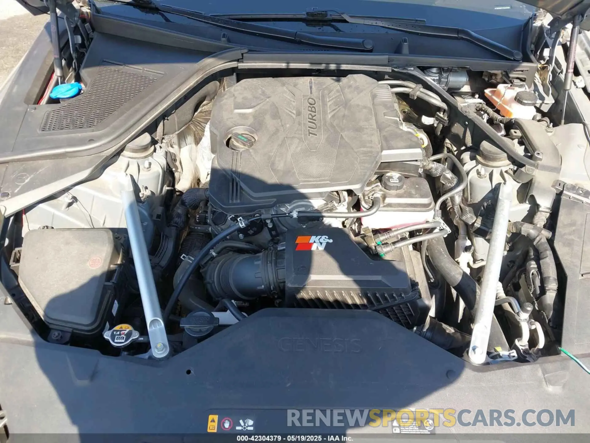 10 Photograph of a damaged car KMTGB4SC7MU046660 GENESIS G80 2021