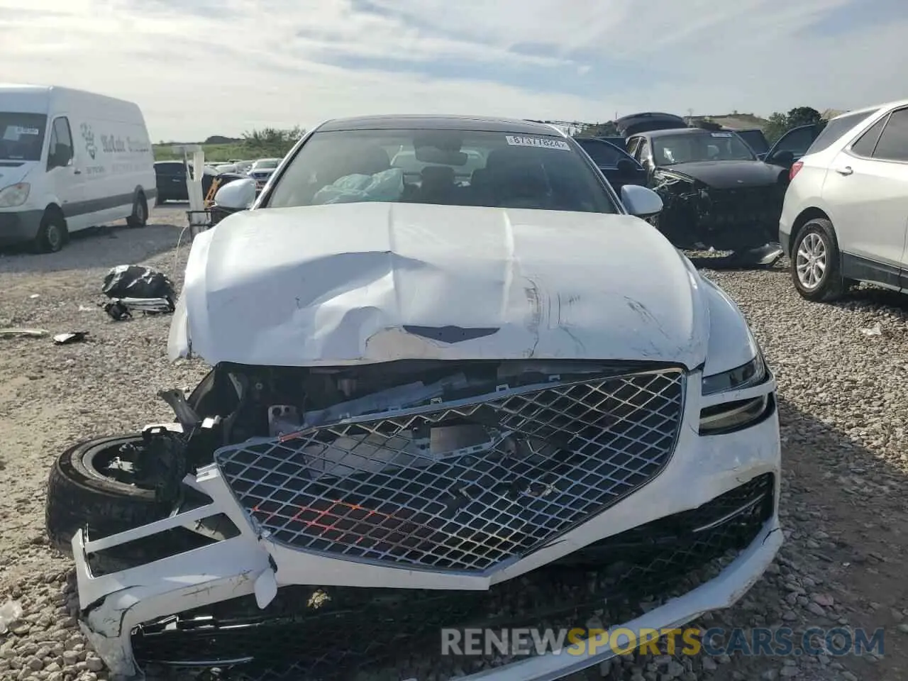 5 Фотография поврежденного автомобиля KMTGB4SC8MU044111 GENESIS G80 2021
