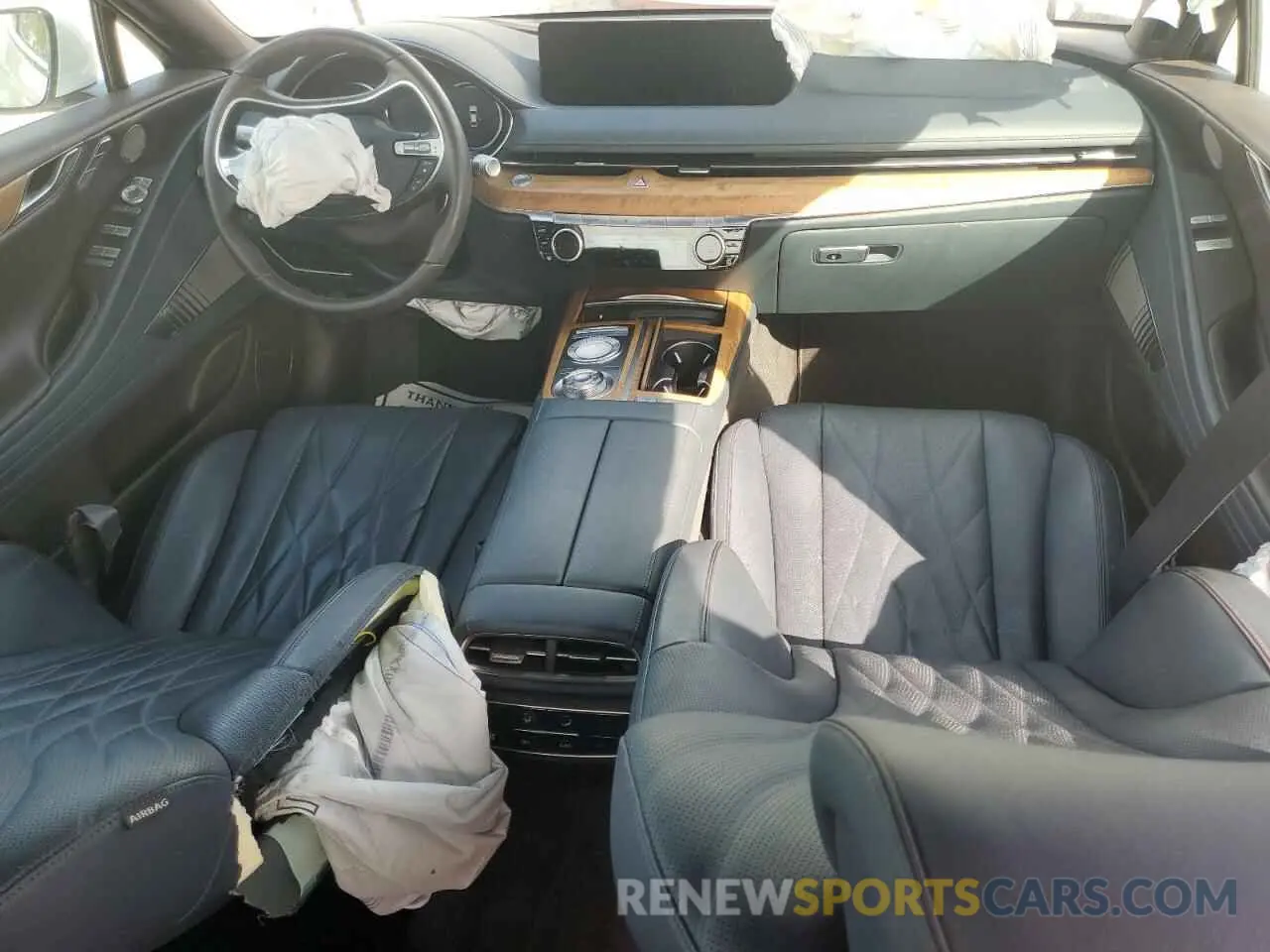 8 Фотография поврежденного автомобиля KMTGB4SC8MU044111 GENESIS G80 2021